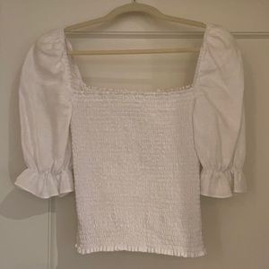 Reformation linen blouse